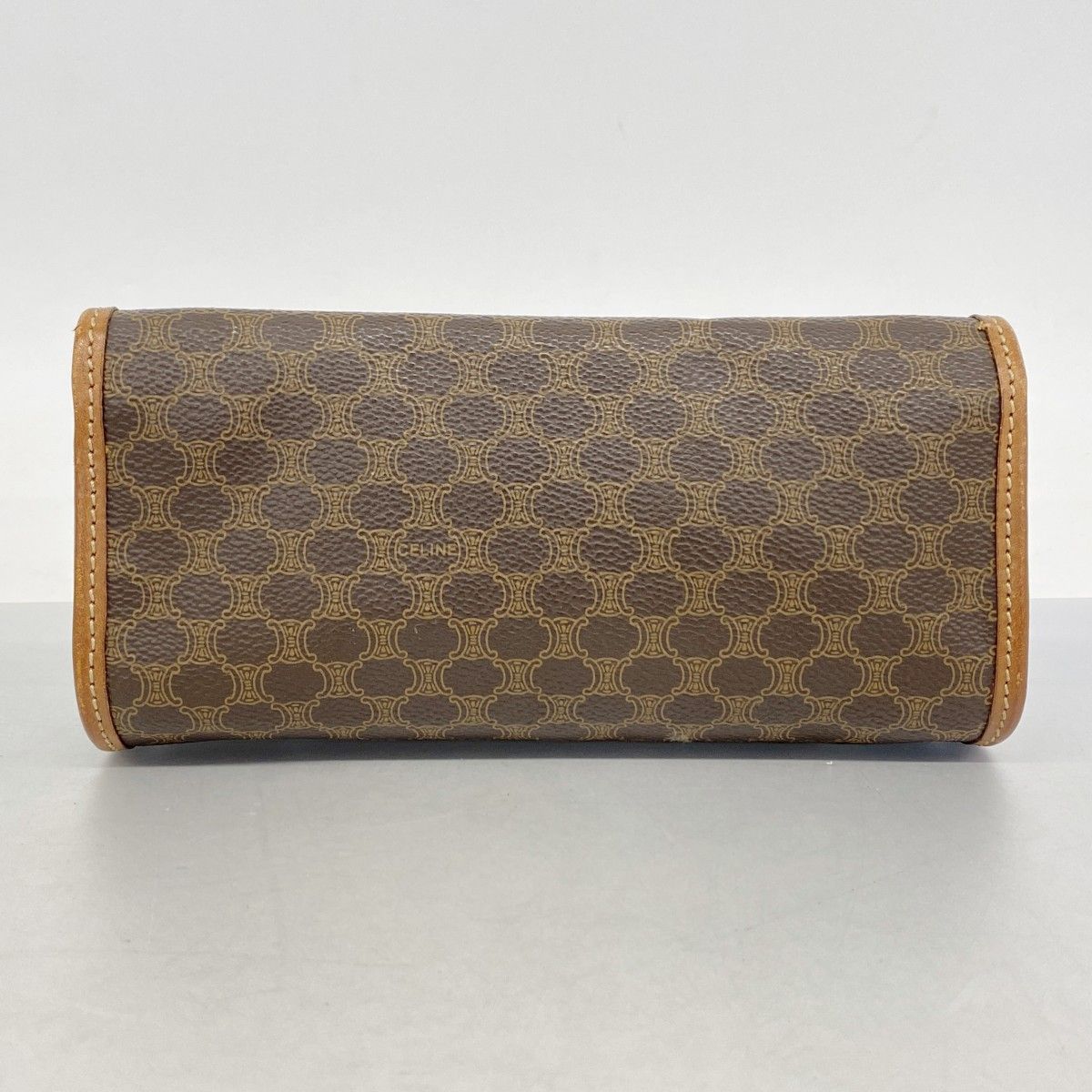 Celine Pouch Macadam Brown Gold — view 9