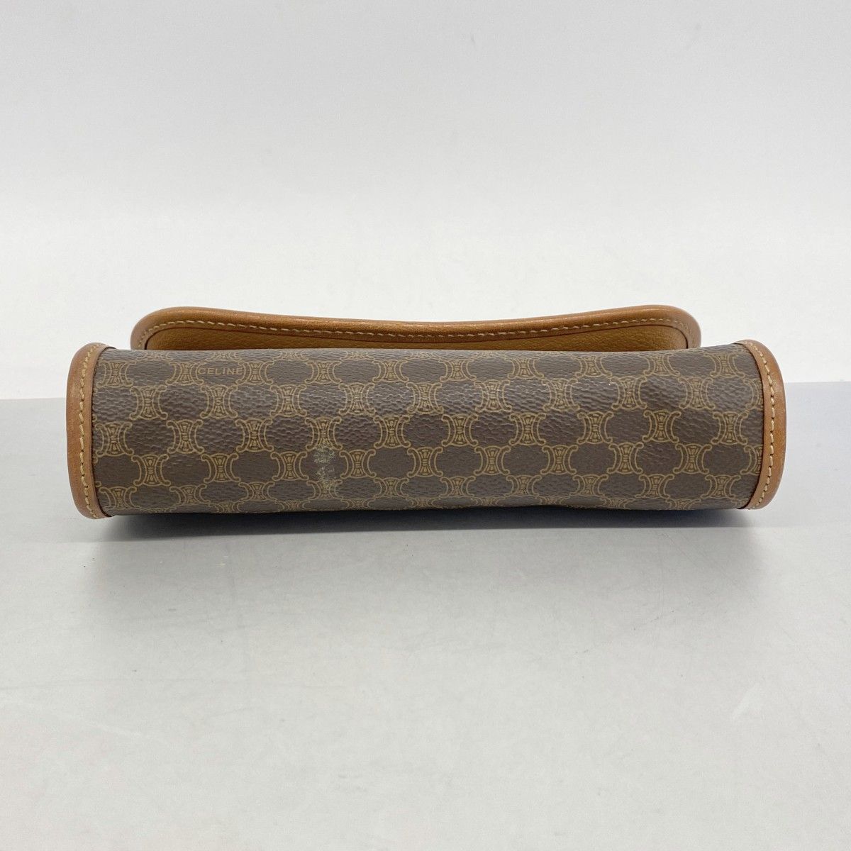 Celine Pouch Macadam Brown Gold — view 3