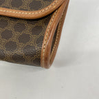 Celine Pouch Macadam Brown Gold — view 8