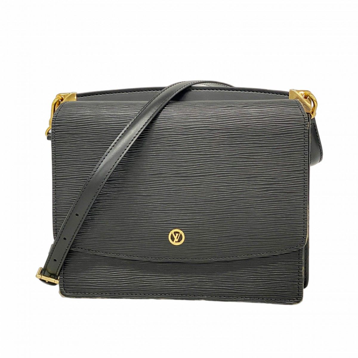 Louis Vuitton Shoulder Bag Epi Grenelle Noir