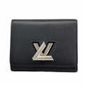 Louis Vuitton Trifold Wallet Epi Portefeuille Twist Compact Noir