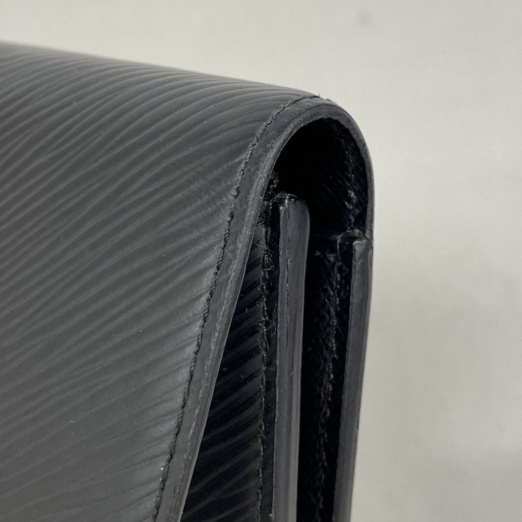 Louis Vuitton Trifold Wallet Epi Portefeuille Twist Compact Noir — view 6