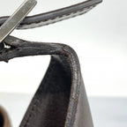 Gucci Shoulder Bag Jackie Canvas Brown Silver — view 8