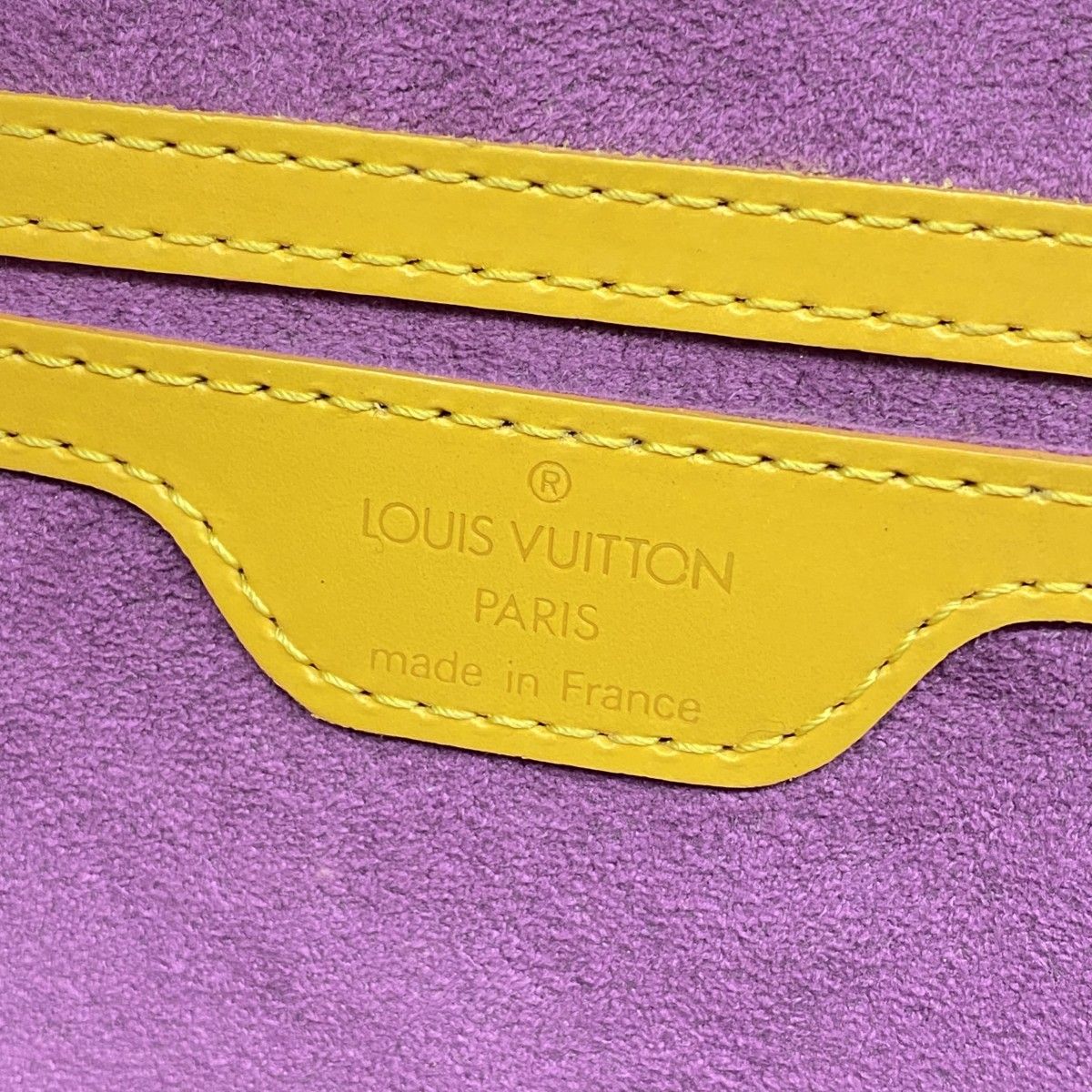 Louis Vuitton Handbag Epi Saint Jacques Jaune — view 5