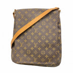 Louis Vuitton Shoulder Bag Monogram Musette Brown