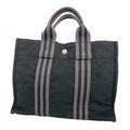 Hermes Tote Fourre Tout PM Canvas Black Silver