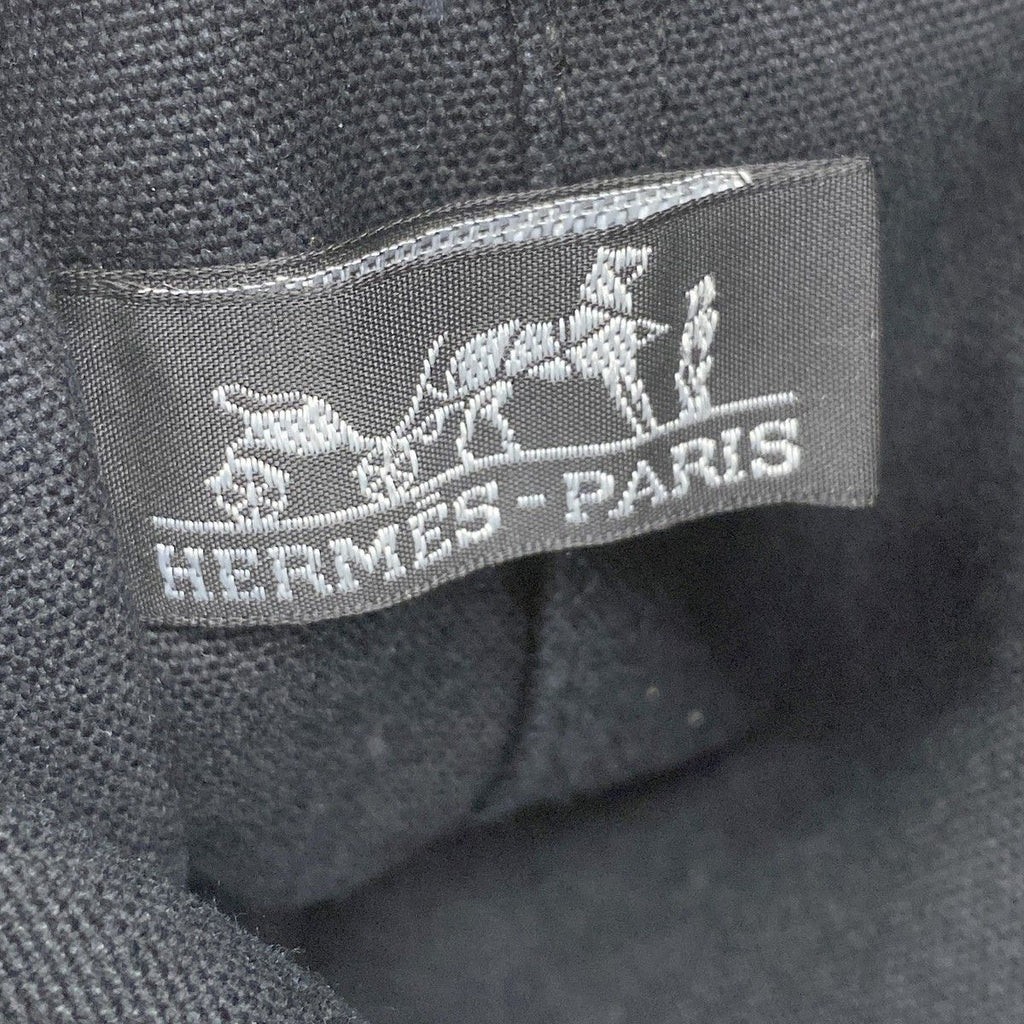 Hermes Tote Fourre Tout PM Canvas Black Silver — view 5