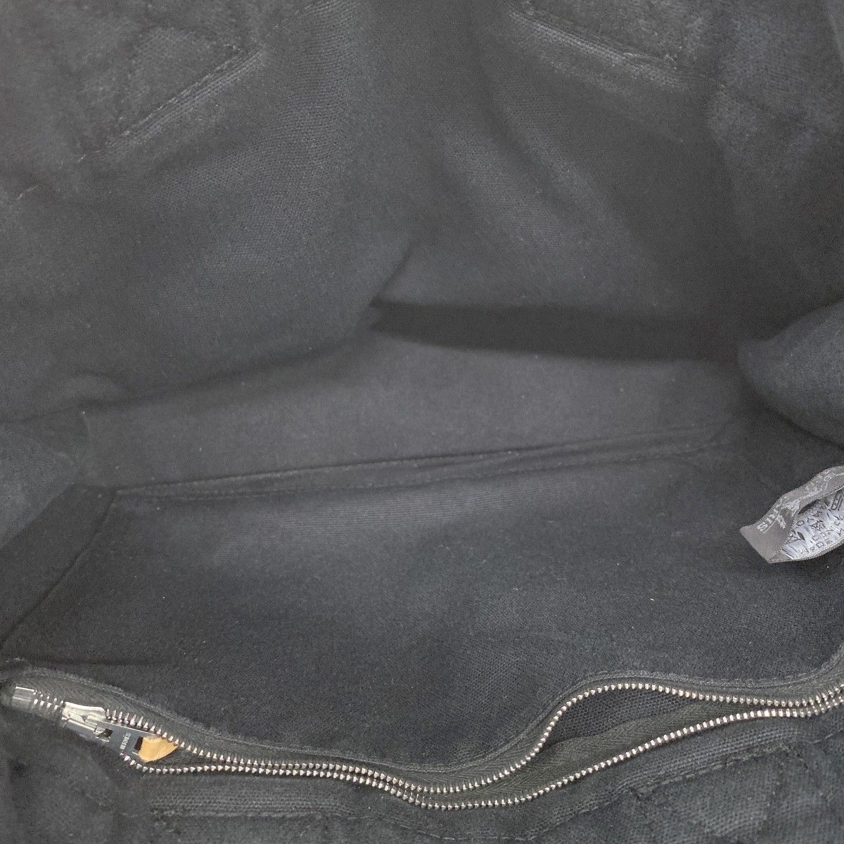 Hermes Tote Fourre Tout PM Canvas Black Silver — view 4