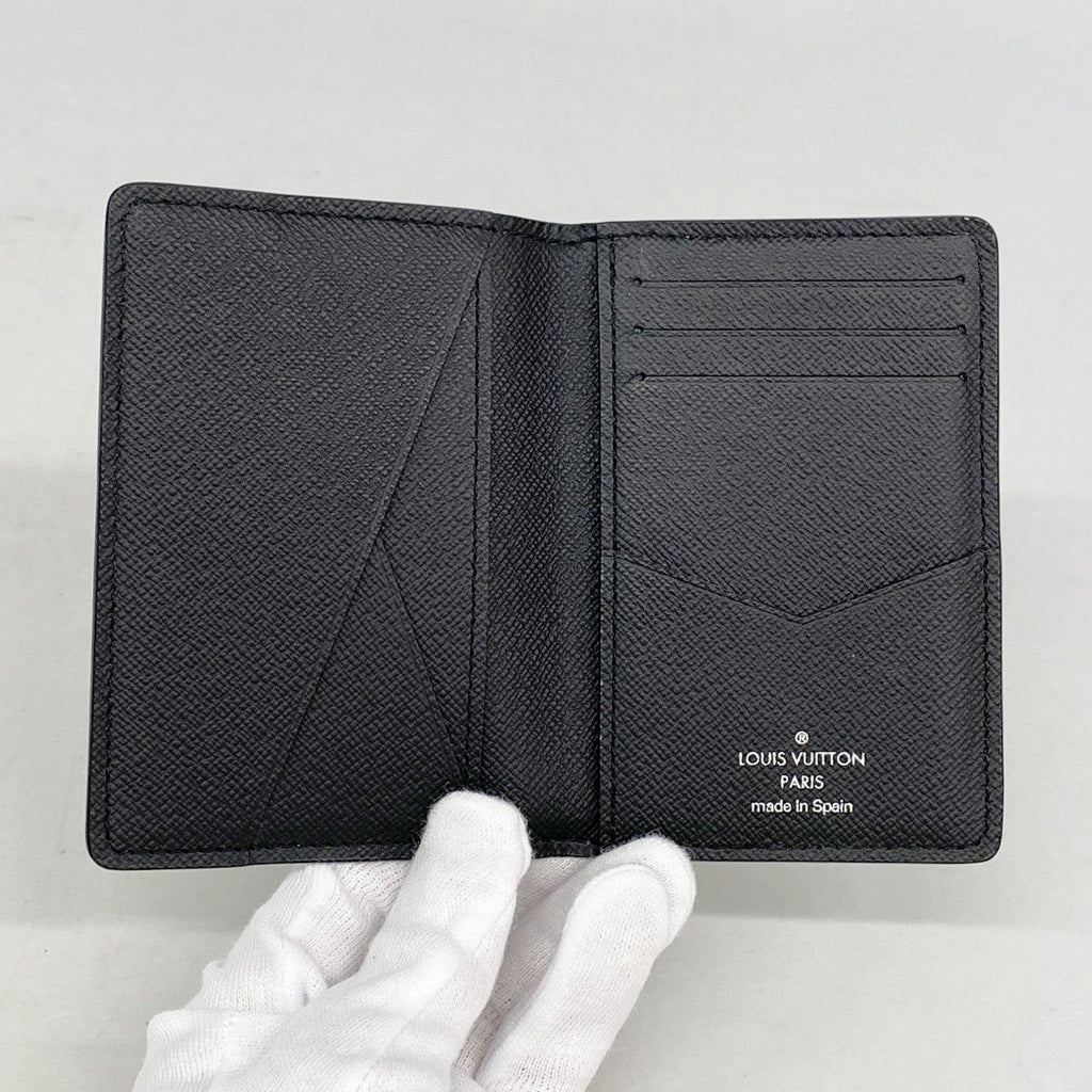 Louis Vuitton Card Case Monogram Eclipse Organizer de Poche Black — view 3