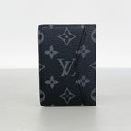 Louis Vuitton Card Case Monogram Eclipse Organizer de Poche Black — view 5