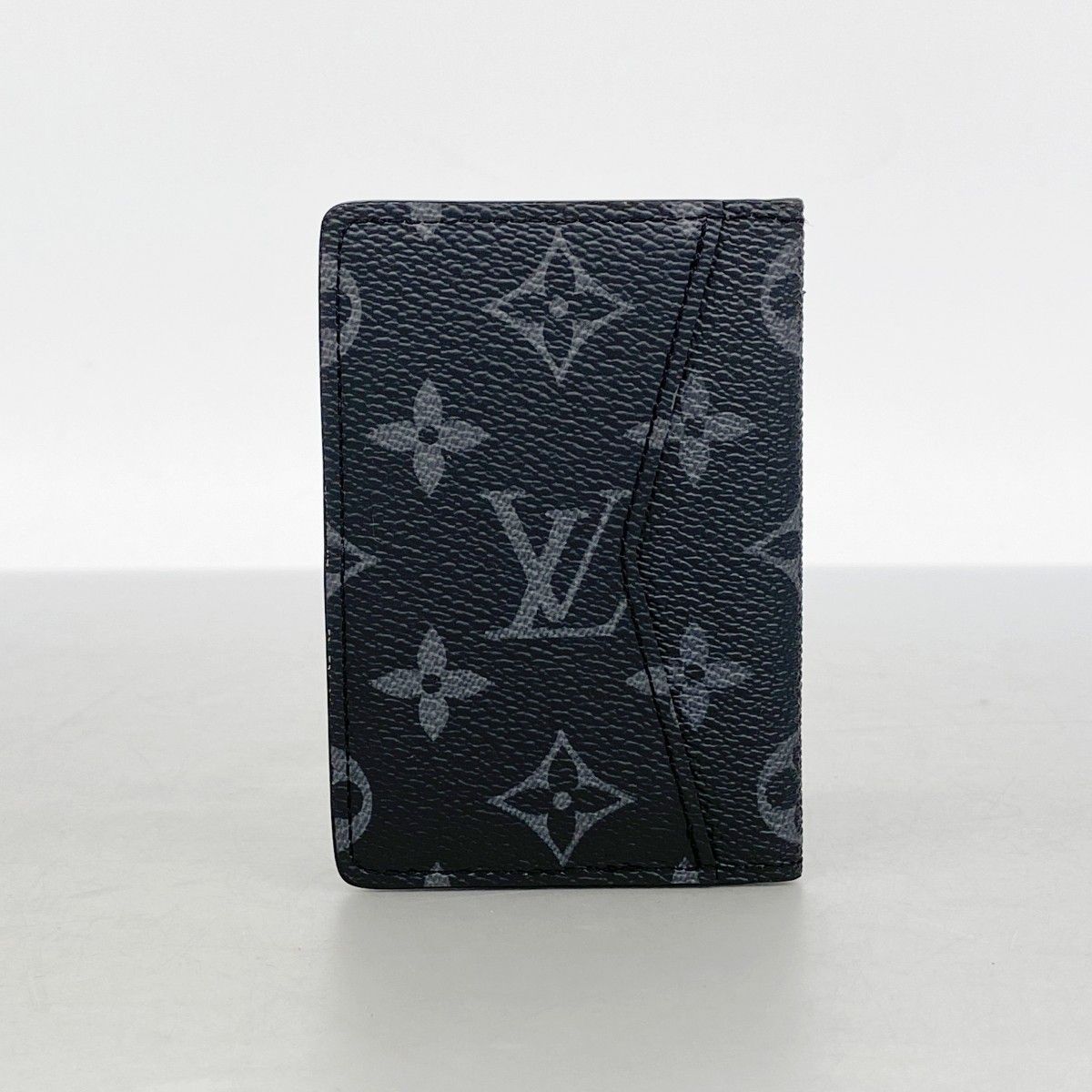 Louis Vuitton Card Case Monogram Eclipse Organizer de Poche Black — view 5