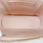 Chanel Shoulder Bag Quilted Caviar Leather Pink Champagne Gold — view 4