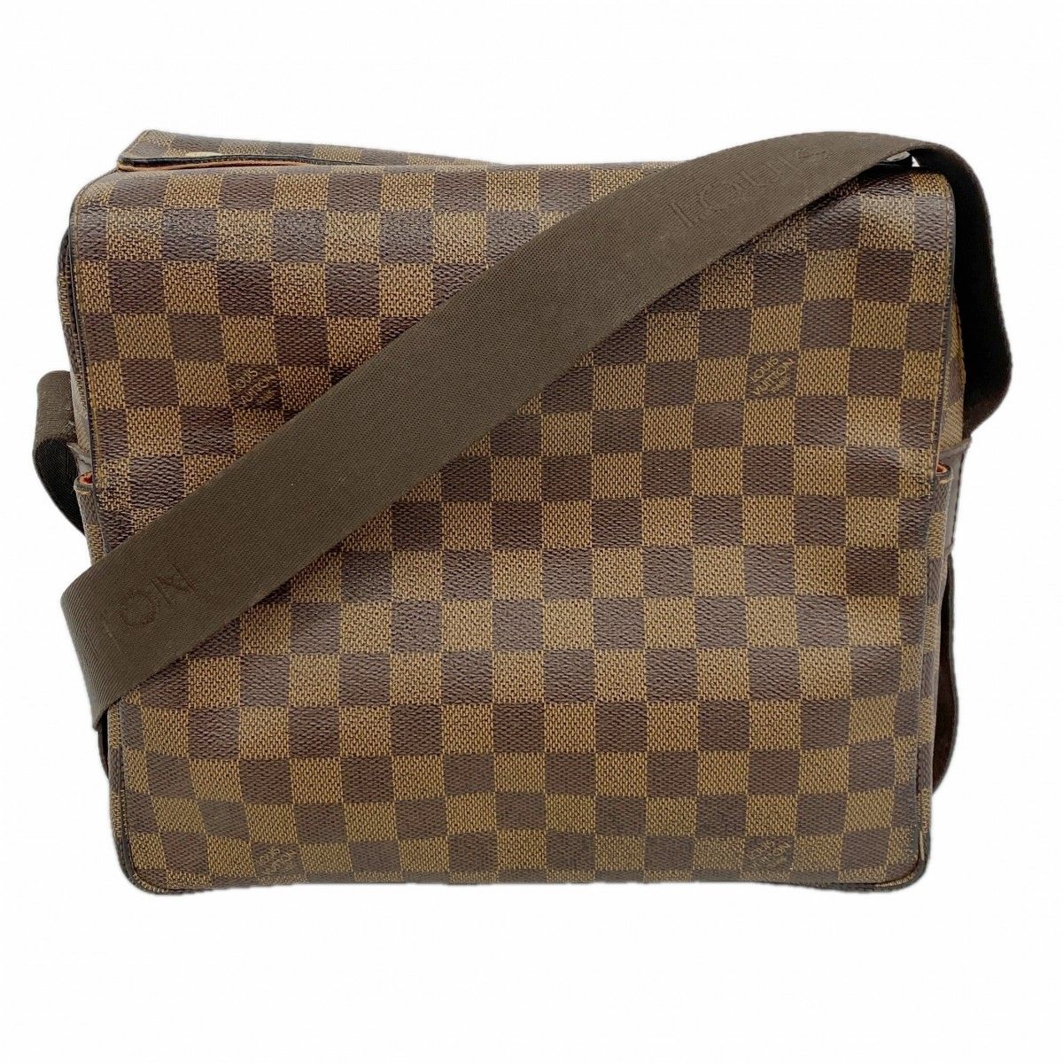 Louis Vuitton Shoulder Bag Damier Naviglio Ebene
