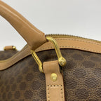 Celine Handbag Macadam Brown Gold — view 8