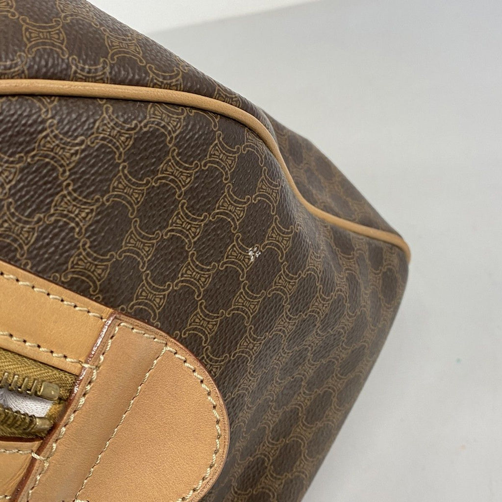 Celine Handbag Macadam Brown Gold — view 7