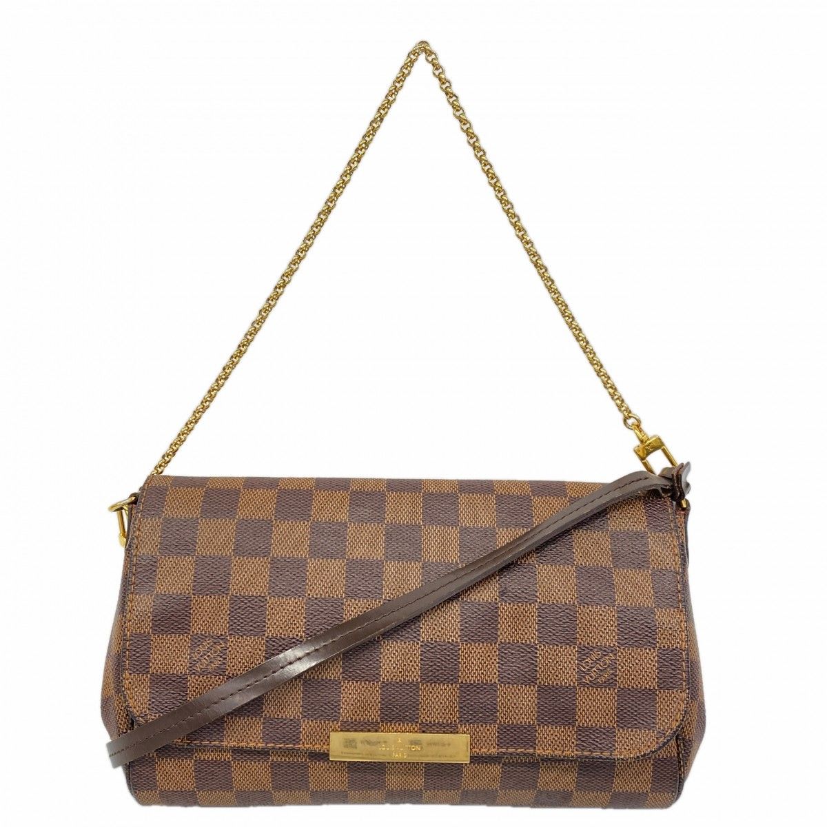 Louis Vuitton Handbag Damier Favorite PM Ebene 2-Way