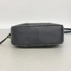 Gucci Shoulder Bag Micro Guccissima Leather Black Champagne Gold — view 3