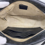 Gucci Shoulder Bag Micro Guccissima Leather Black Champagne Gold — view 4