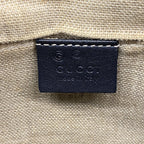 Gucci Shoulder Bag Micro Guccissima Leather Black Champagne Gold — view 5