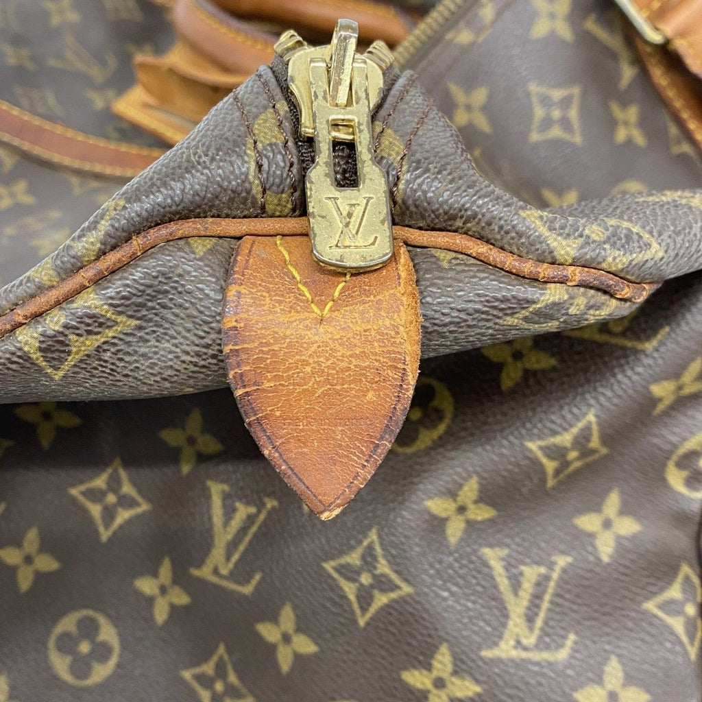 Louis Vuitton Boston Bag Monogram Keepall 55 Brown — view 5