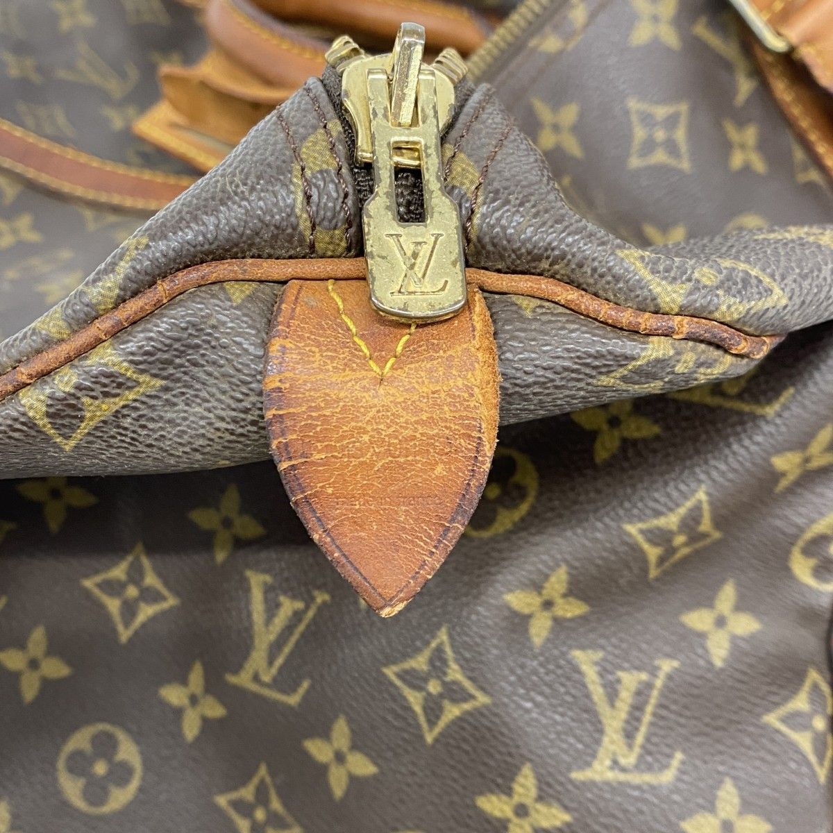 Louis Vuitton Boston Bag Monogram Keepall 55 Brown — view 5