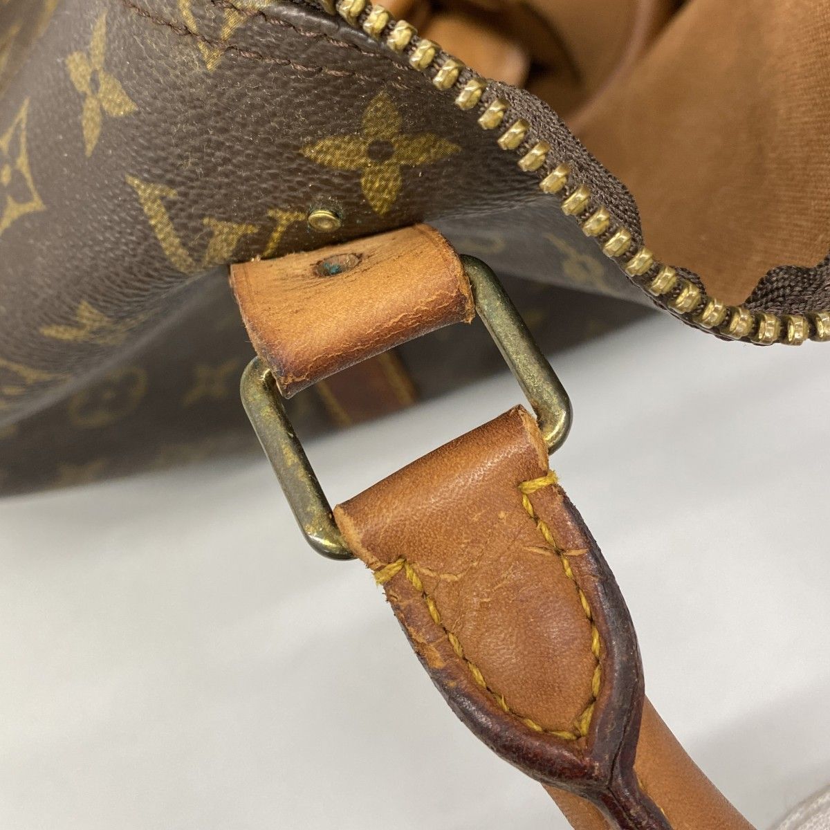 Louis Vuitton Boston Bag Monogram Keepall 55 Brown — view 6