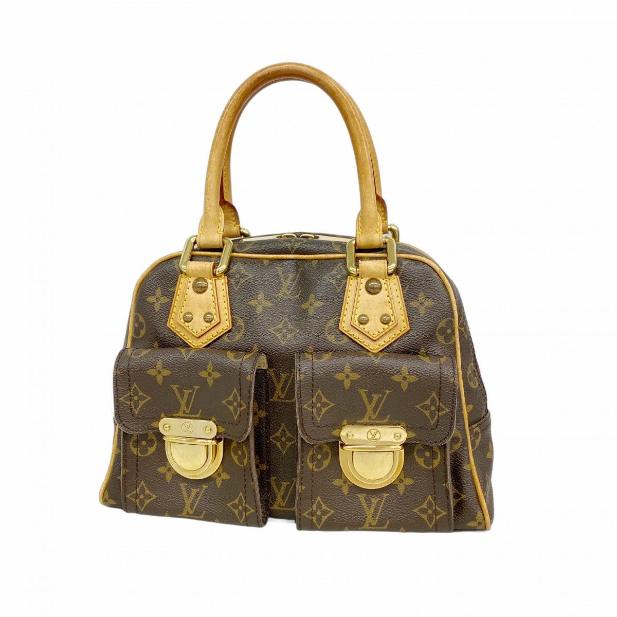 Louis Vuitton Handbag Monogram Manhattan PM Brown