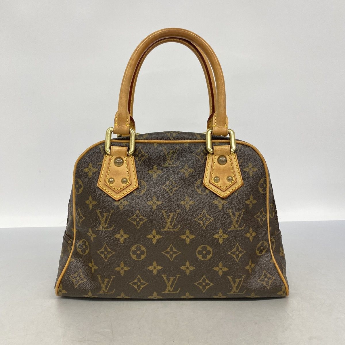 Louis Vuitton Handbag Monogram Manhattan PM Brown — view 9