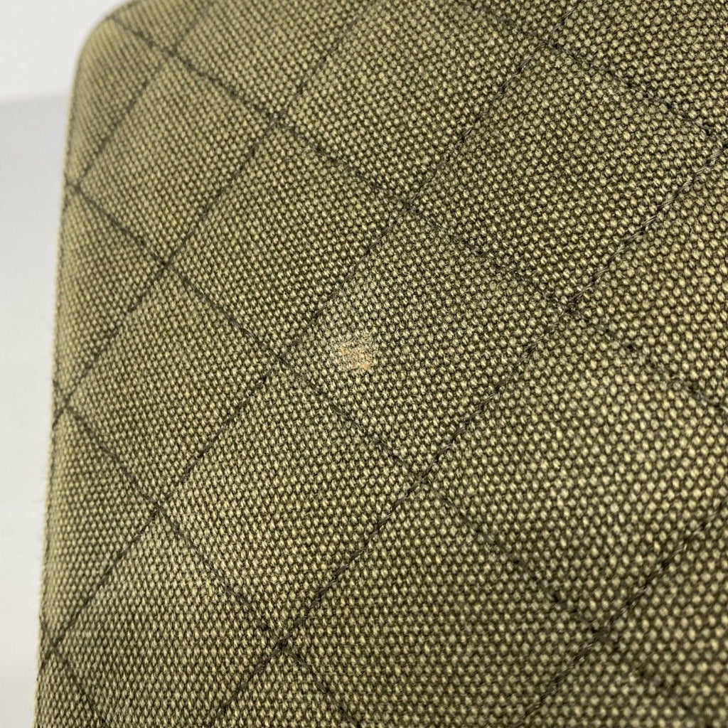 Chanel Wallet Quilted Canvas Khaki Gold — view 7