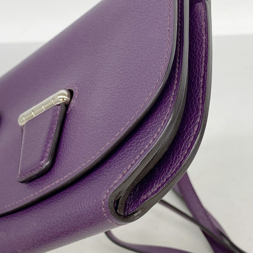 Hermes Shoulder Wallet Mini Combiner Color Anemone Silver — view 6