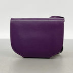 Hermes Shoulder Wallet Mini Combiner Color Anemone Silver — view 9