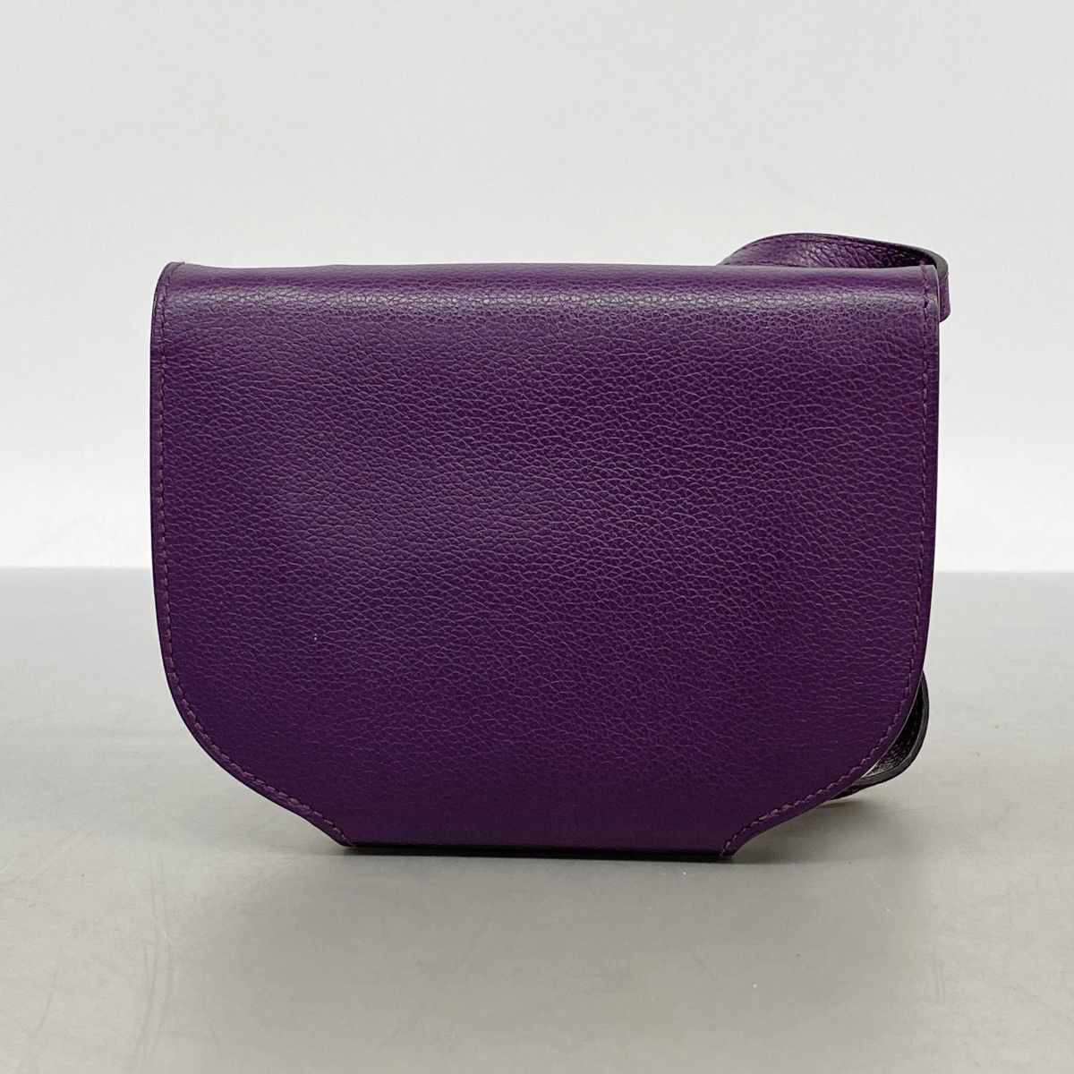 Hermes Shoulder Wallet Mini Combiner Color Anemone Silver — view 9