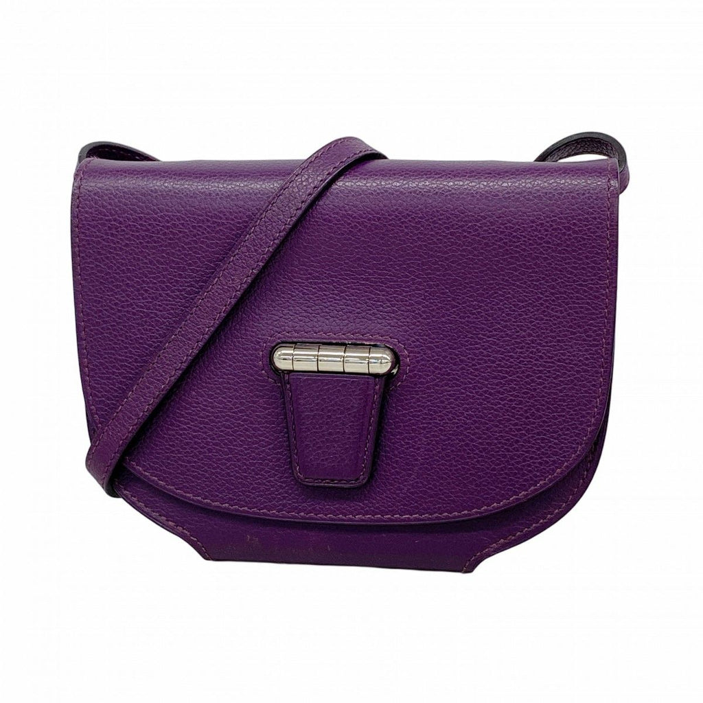 Hermes Shoulder Wallet Mini Combiner Color Anemone Silver