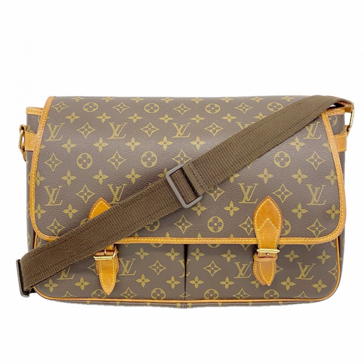 Louis Vuitton Shoulder Bag Monogram Givesiere GM Brown