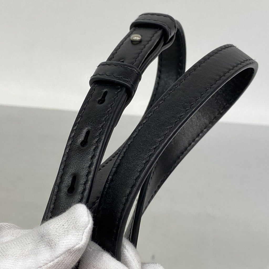 Gucci Shoulder Bag GG Marmont Leather Black Silver — view 8