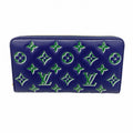 Louis Vuitton Wallet Zippy Navy Green