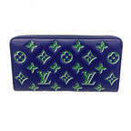 Louis Vuitton Wallet Zippy Navy Green