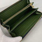 Louis Vuitton Wallet Zippy Navy Green — view 3