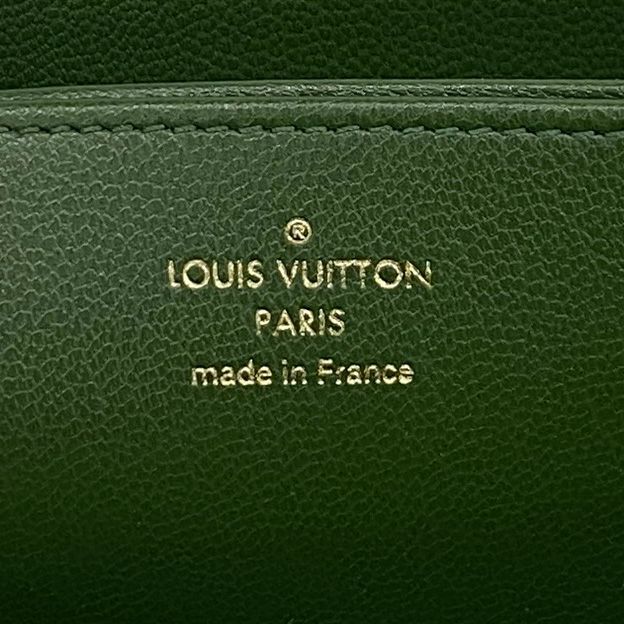 Louis Vuitton Wallet Zippy Navy Green — view 4