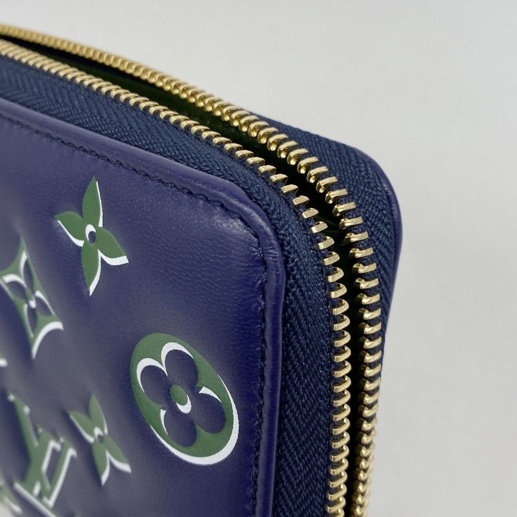 Louis Vuitton Wallet Zippy Navy Green — view 5