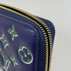 Louis Vuitton Wallet Zippy Navy Green — view 5