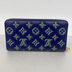 Louis Vuitton Wallet Zippy Navy Green — view 7