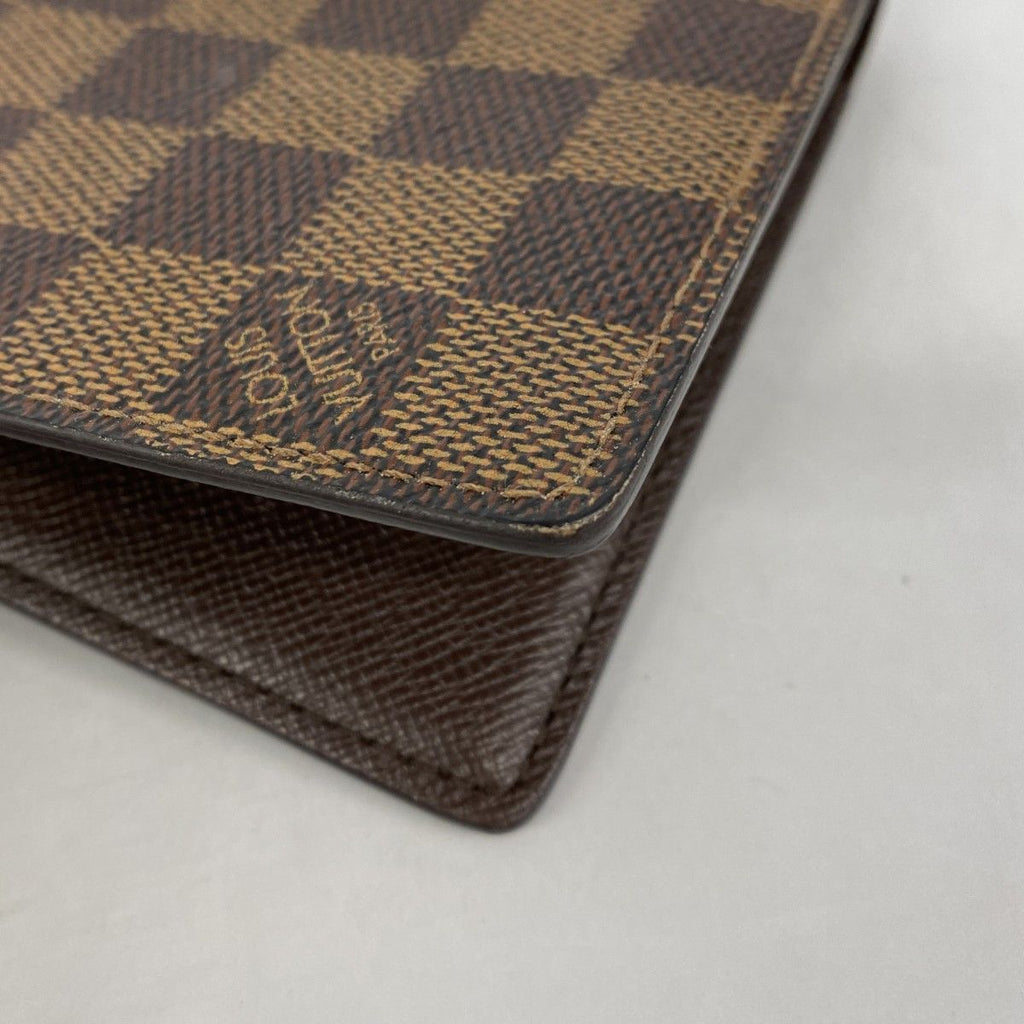 Louis Vuitton Billfold Damier Portobier 6 Cult Cles Ebene Wallet — view 7