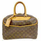 Louis Vuitton Handbag Monogram Deauville Brown