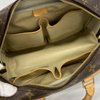 Louis Vuitton Handbag Monogram Deauville Brown — view 4