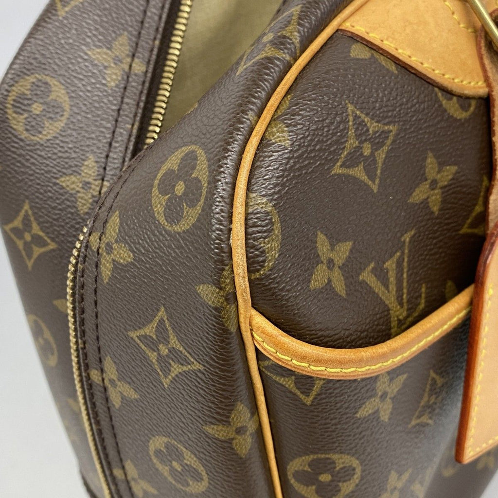 Louis Vuitton Handbag Monogram Deauville Brown — view 6