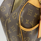 Louis Vuitton Handbag Monogram Deauville Brown — view 6