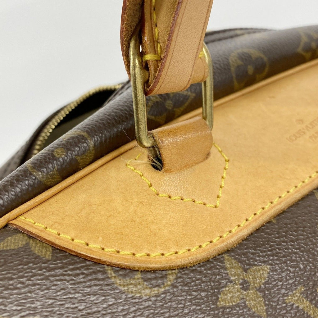 Louis Vuitton Handbag Monogram Deauville Brown — view 7