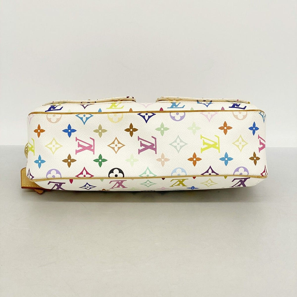 Louis Vuitton Shoulder Bag Monogram Multicolor Lodge GM Blanc — view 3