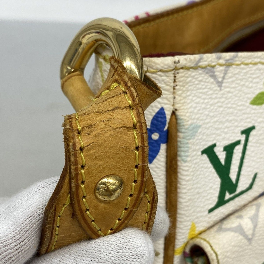 Louis Vuitton Shoulder Bag Monogram Multicolor Lodge GM Blanc — view 8